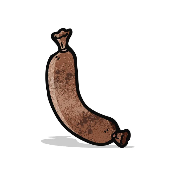 Saucisse de bande dessinée — Image vectorielle