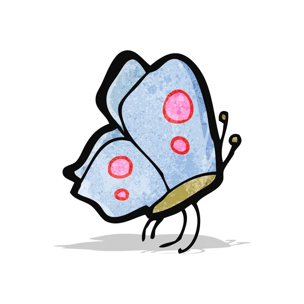 Mariposa de dibujos animados — Vector de stock