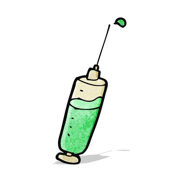 Aguja médica de dibujos animados — Vector de stock