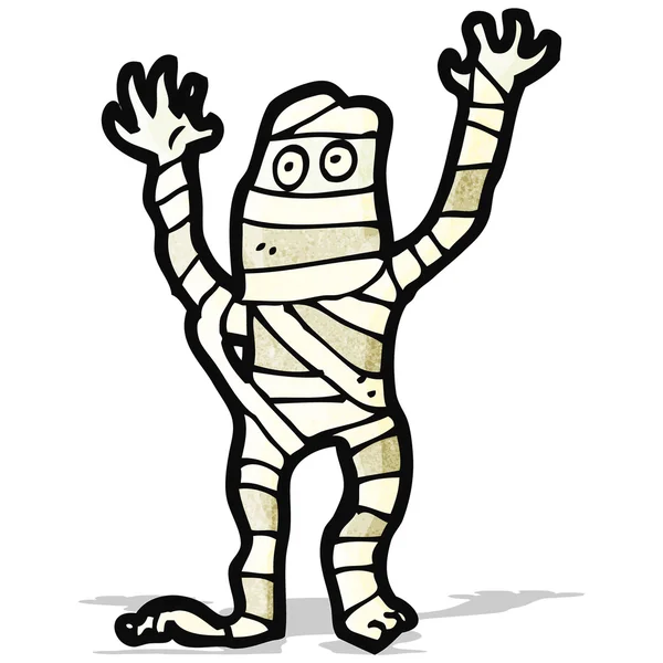 Cartoon halloween mummie — Stockvector