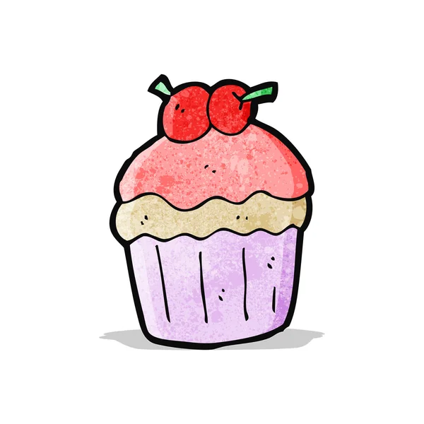 Karikatür cupcake — Stok Vektör