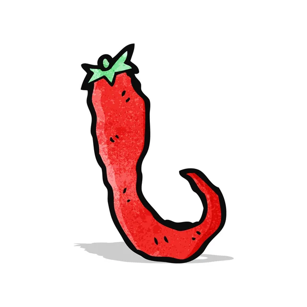 Chili pepper kreslený — Stockový vektor