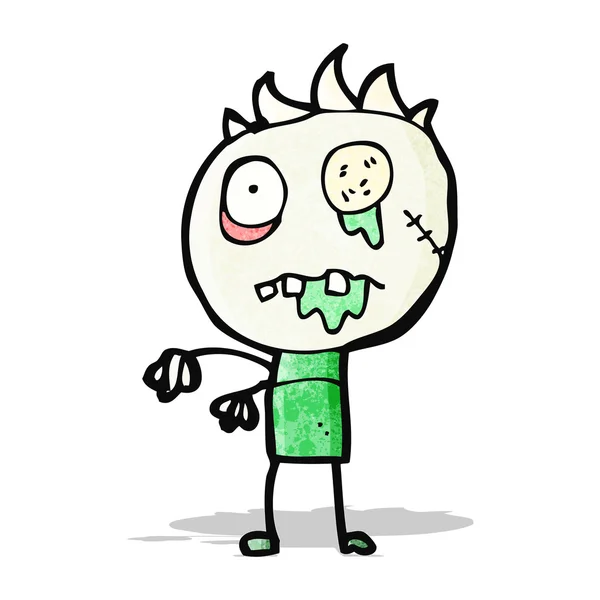 Zombie de dibujos animados — Archivo Imágenes Vectoriales