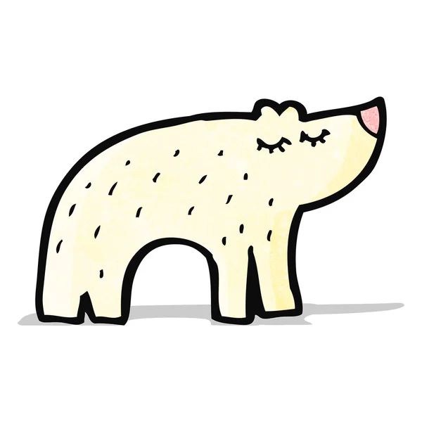Orso polare del fumetto — Vettoriale Stock