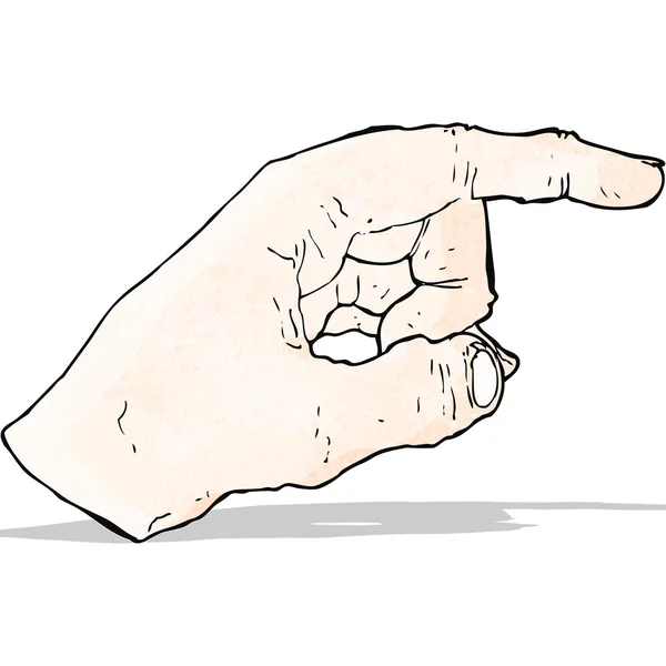 Pekande hand symbol — Stock vektor