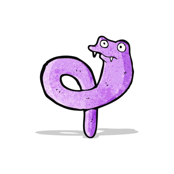 Serpiente de dibujos animados — Vector de stock