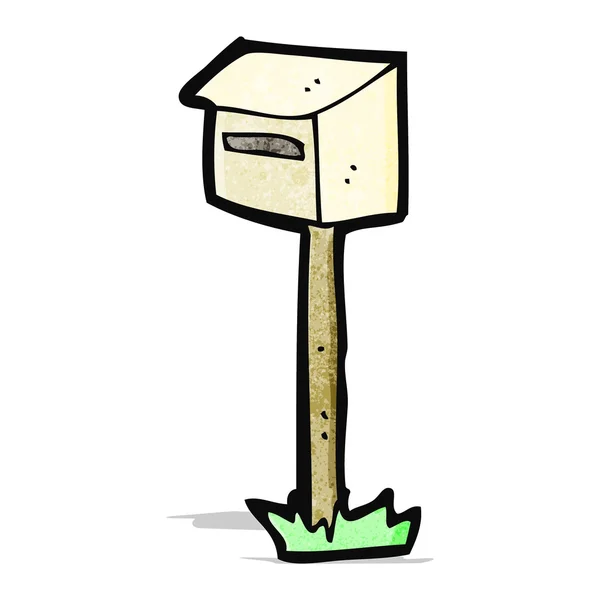 Cartoon mail box — Stock Vector