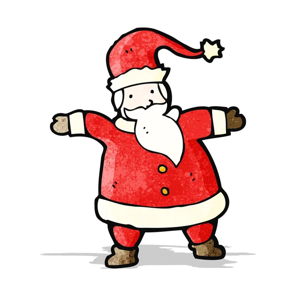 Papai Noel personagem dos desenhos animados —  Vetores de Stock