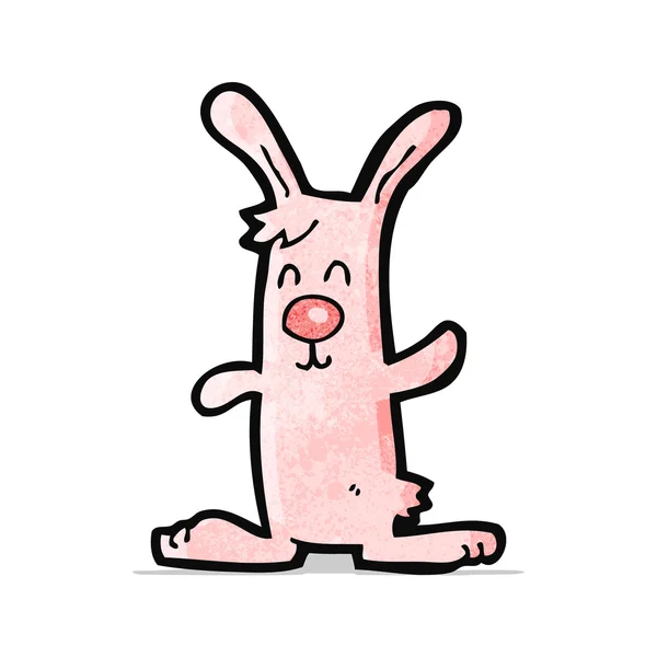 Fou lapin dessin animé — Image vectorielle