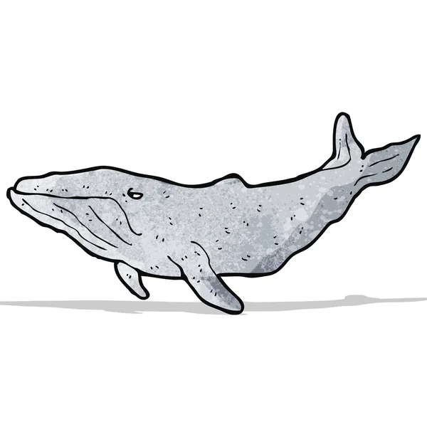 漫画のクジラ — ストックベクタ