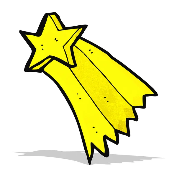 Cartoon étoile filante — Image vectorielle