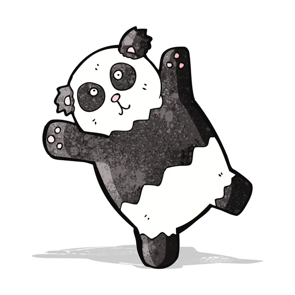 Cartoon panda — Stock vektor