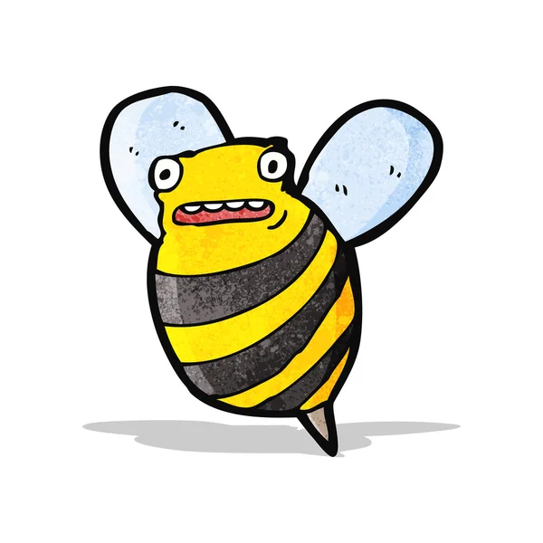 Kreslený včela — Stockový vektor