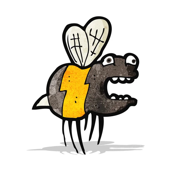 Kreslený včela — Stockový vektor