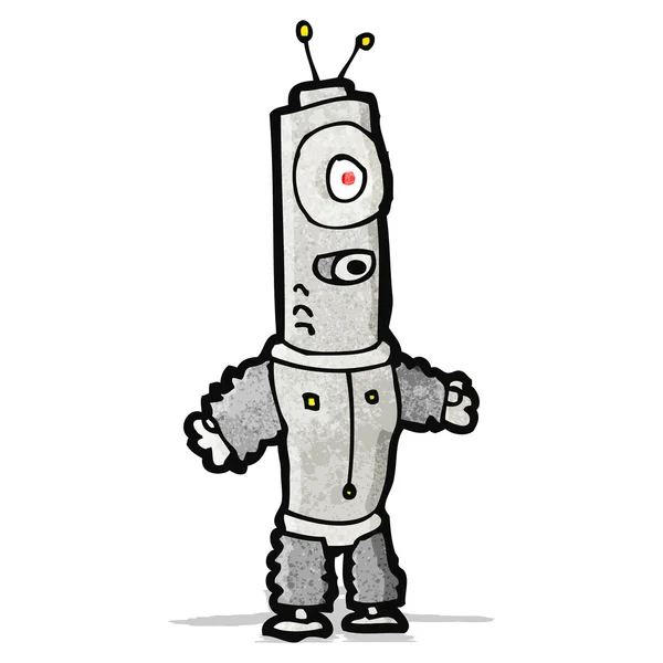 Cartoon grappige robot — Stockvector