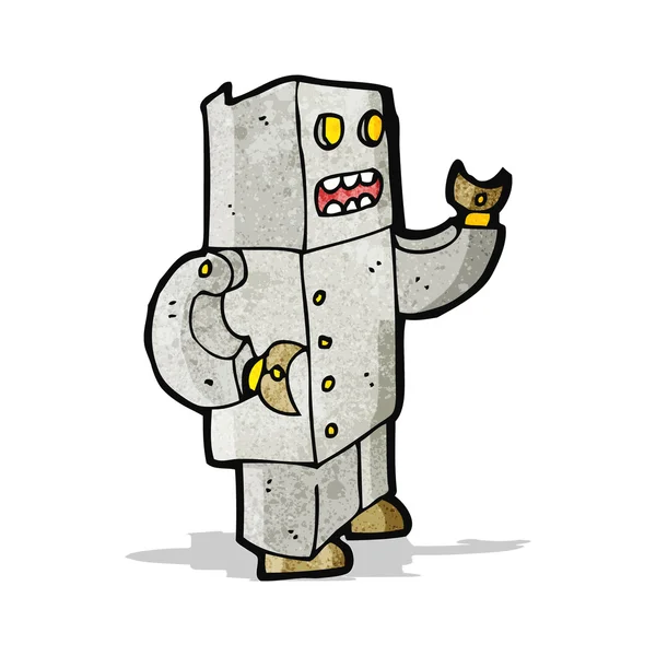 Robot de dibujos animados — Archivo Imágenes Vectoriales