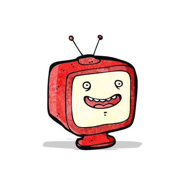 Cartoon television set — Stock Vector