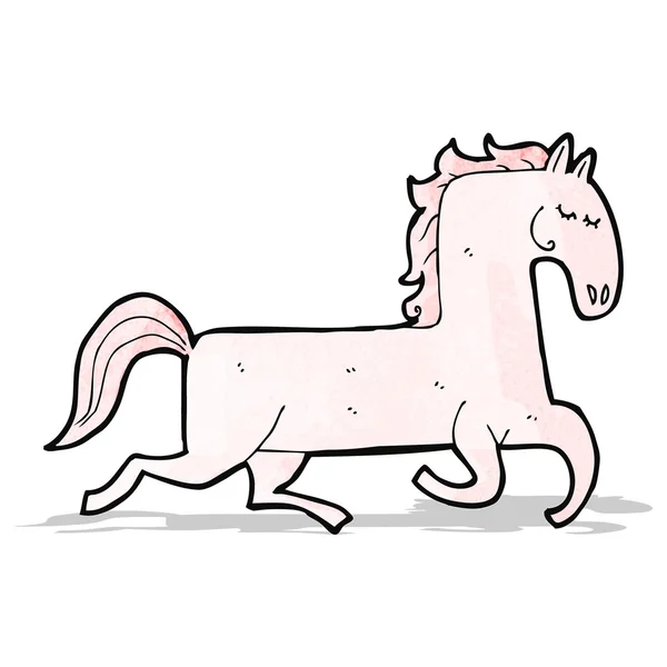 Caballo de dibujos animados — Vector de stock