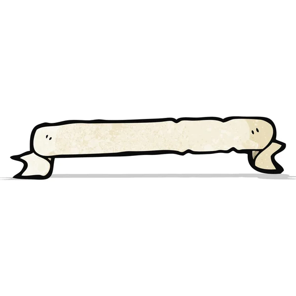 Cartoon Scroll Banner — Stockvektor