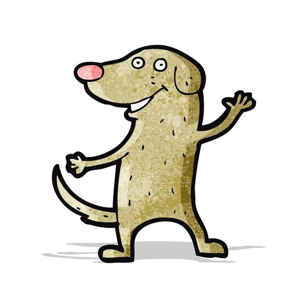 Cartoon gelukkige hond — Stockvector