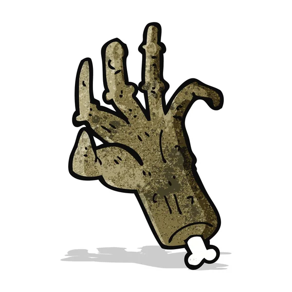 Mão zombie desenhos animados —  Vetores de Stock