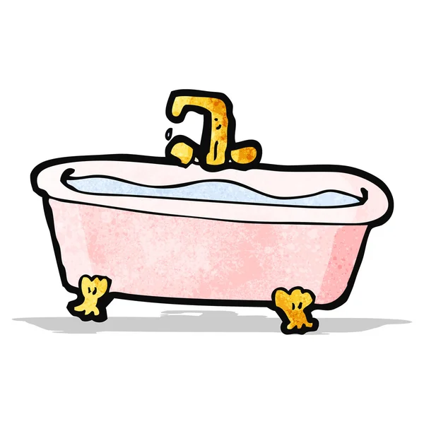 Cartoon bath of water — Stock Vector