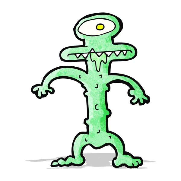 Cartoon kleines Monster — Stockvektor