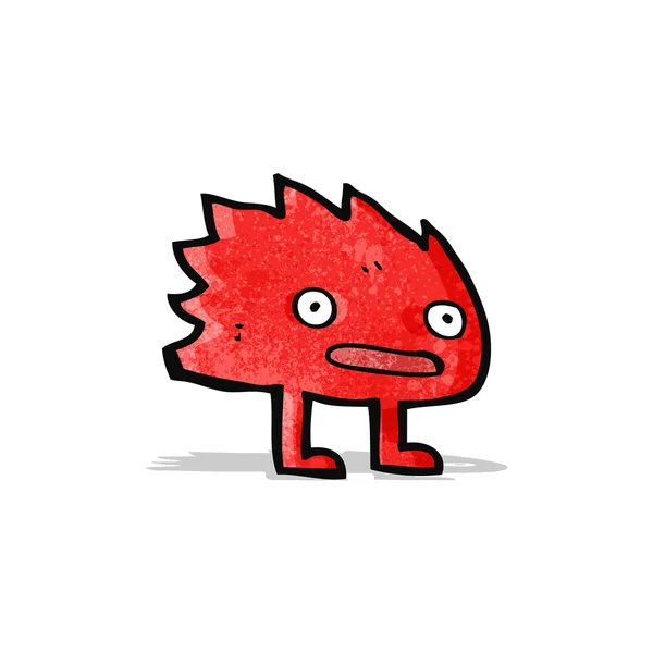 Tecknade roliga små monster — Stock vektor