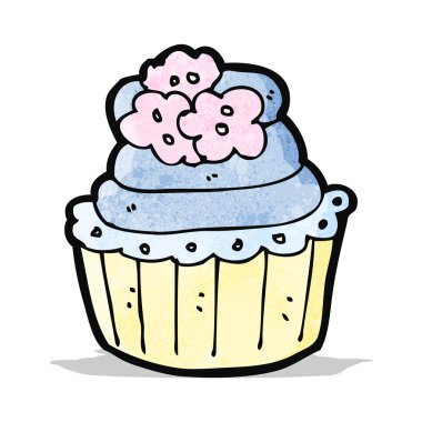 karikatür cupcake