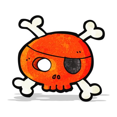 çizgi film korsan kafatası