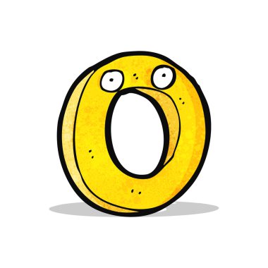 komik karikatür numarası sıfır