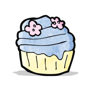 karikatür cupcake