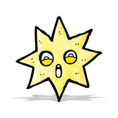 Komik karikatür yıldız