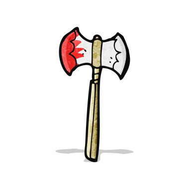 karikatür kanlı balta