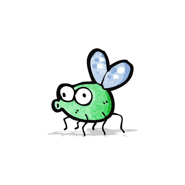 Pequeño insecto de dibujos animados — Archivo Imágenes Vectoriales