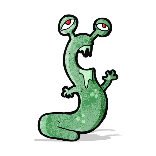 Dibujos animados extraño monstruo alienígena — Vector de stock