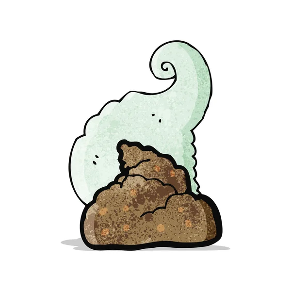 Dessin animé crotte puante — Image vectorielle