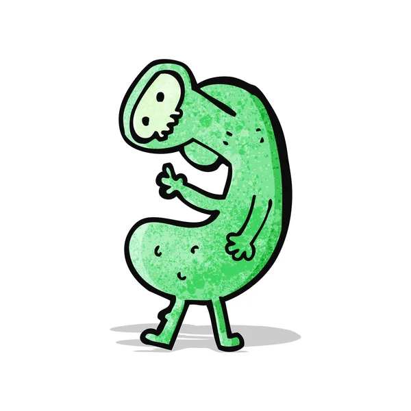 Dibujos animados extraño monstruo alienígena — Vector de stock