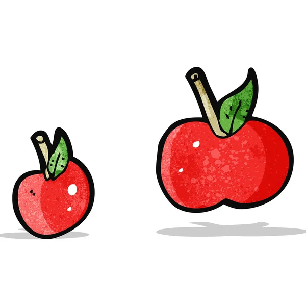 Kreskówka jabłka — Wektor stockowy