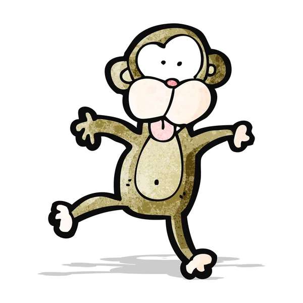 Macaco dos desenhos animados — Vetor de Stock