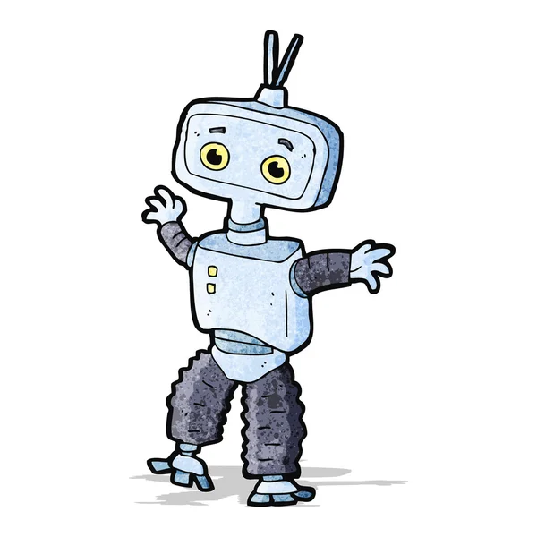 Robot de dibujos animados — Vector de stock