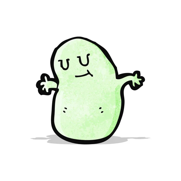 Pequeño monstruo blob de dibujos animados — Vector de stock