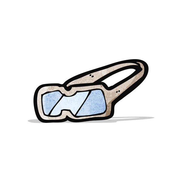 Lunettes de protection dessin animé — Image vectorielle