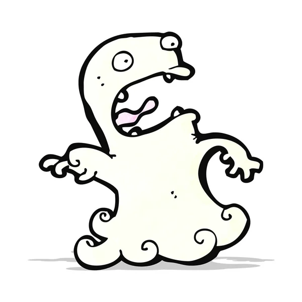 Τρομακτικό φάντασμα κινουμένων σχεδίων — Διανυσματικό Αρχείο
