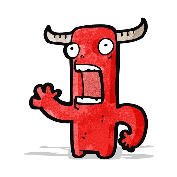 Funny cartoon monster — Stock Vector