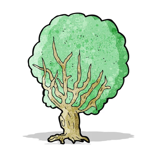 Illustration d'arbre de bande dessinée — Image vectorielle