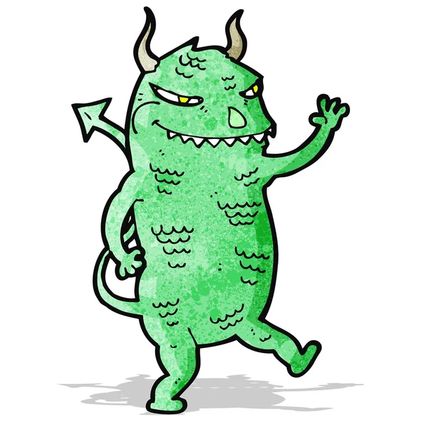 Cartoon dansende monster — Stockvector