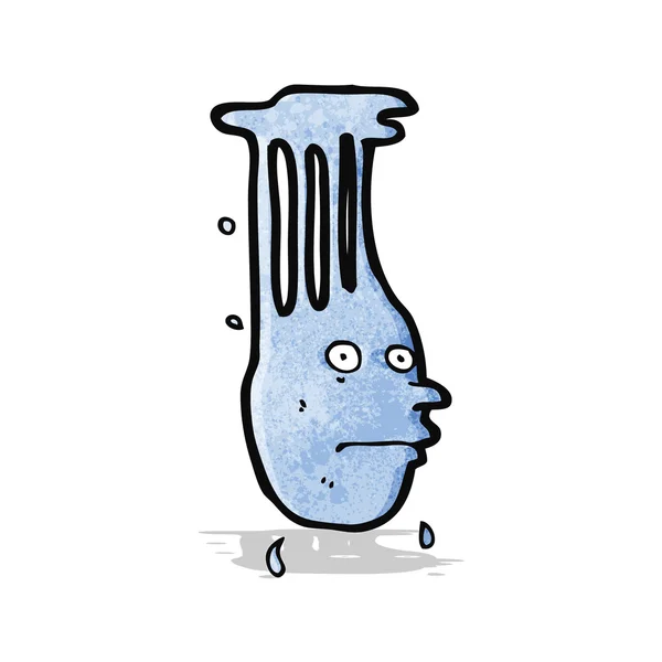 Dessin animé goutte d'eau — Image vectorielle