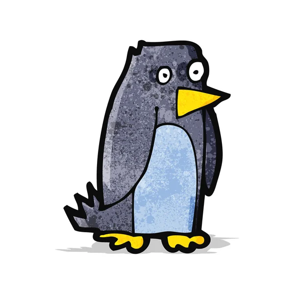 Funny cartoon penguin — Stock Vector