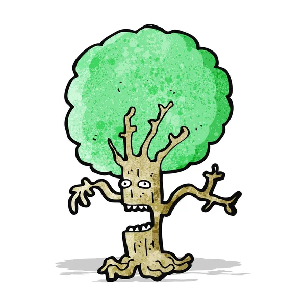 Árbol de dibujos animados — Vector de stock